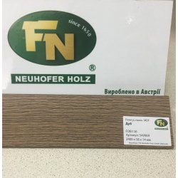 Плинтус MDF L136 Дуб 58х14x2400